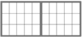 Zweiflügelige Schaukästen A4x30